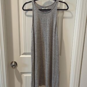 Abercrombie & Fitch Gray Knit Tank Dress